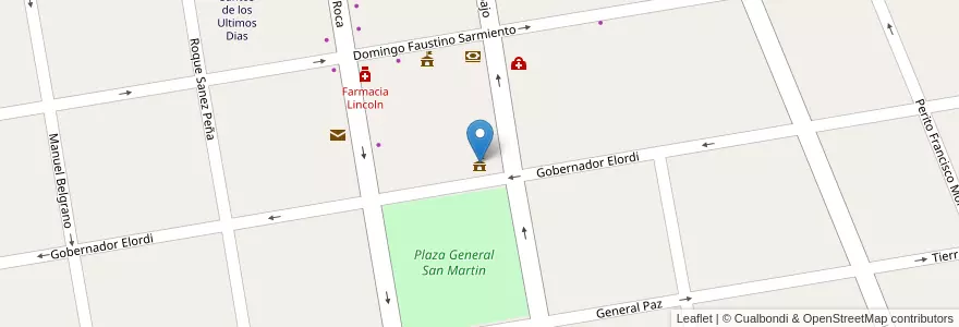 Mapa de ubicacion de Municipalidad de Cutral Co en Arjantin, Şili, Neuquén, Departamento Confluencia, Municipio De Cutral Có, Cutral Có.
