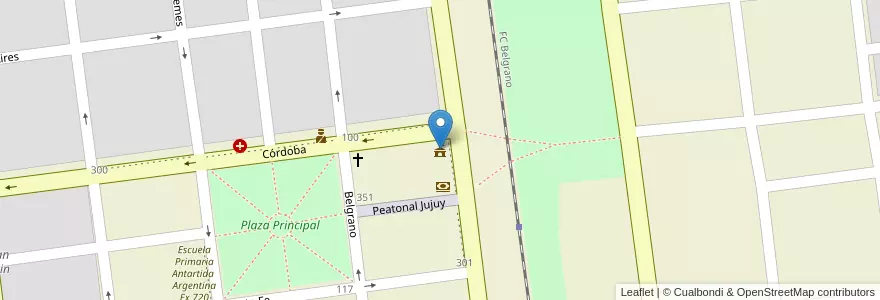 Mapa de ubicacion de Municipalidad De Las Lajitas en Argentinië, Salta, Anta, Municipio De Las Lajitas, Las Lajitas.