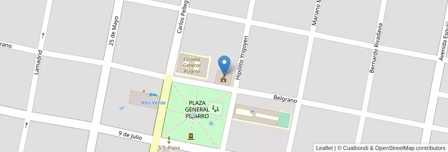 Mapa de ubicacion de MUNICIPALIDAD DE SAN RAMÓN DE LA NUEVA ORÁN en Arjantin, Salta, Orán, Municipio De San Ramón De La Nueva Orán, San Ramón De La Nueva Orán.