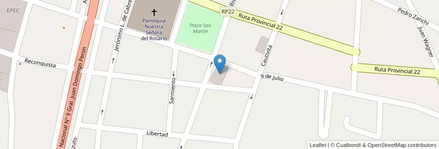 Mapa de ubicacion de Municipalidad de Villa de Maria en Аргентина, Кордова, Departamento Río Seco, Pedanía Villa De María, Municipio De Villa De María, Villa De María.