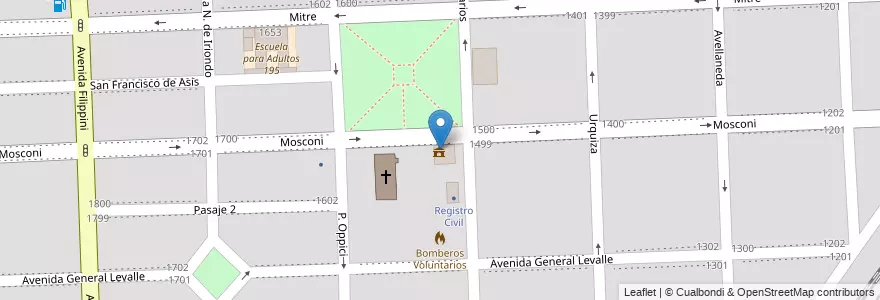 Mapa de ubicacion de Municipalidad de Villa Gobernador Gálvez en 阿根廷, Santa Fe, Departamento Rosario, Municipio De Villa Gobernador Gálvez, Villa Gobernador Gálvez.