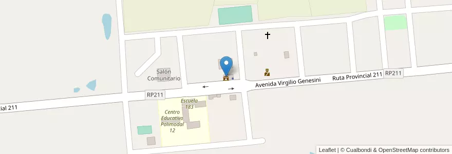 Mapa de ubicacion de Municipalidad Dos Arroyos en Argentinien, Misiones, Departamento Leandro N. Alem, Municipio De Dos Arroyos.