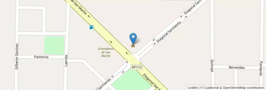 Mapa de ubicacion de Municipio de 9 de Julio en Arjantin, San Juan, Şili, 9 De Julio.