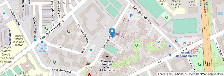 Mapa de ubicacion de Murialdo en España, Comunidad De Madrid, Comunidad De Madrid, Área Metropolitana De Madrid Y Corredor Del Henares, Madrid.