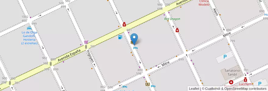 Mapa de ubicacion de Museo Bar en الأرجنتين, بوينس آيرس, Partido De Tandil, Tandil.