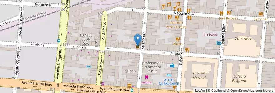 Mapa de ubicacion de Museo de Arte Etnico en آرژانتین, Salta, Capital, Municipio De Salta, Salta.