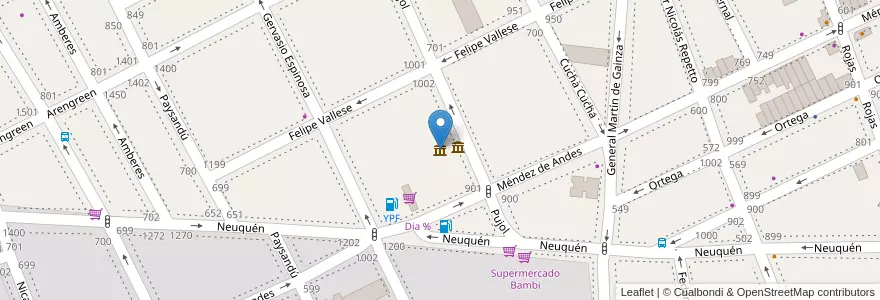 Mapa de ubicacion de Museo de Esculturas Luis Perlotti, Caballito en アルゼンチン, Ciudad Autónoma De Buenos Aires, ブエノスアイレス, Comuna 6.
