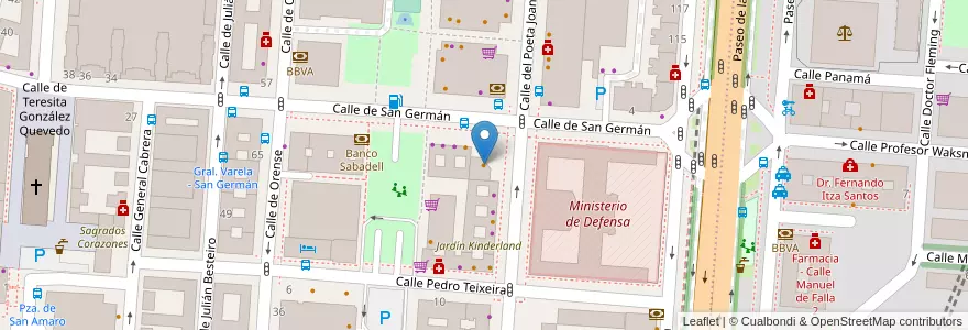 Mapa de ubicacion de Museo del jamón en Espagne, Communauté De Madrid, Communauté De Madrid, Área Metropolitana De Madrid Y Corredor Del Henares, Madrid.