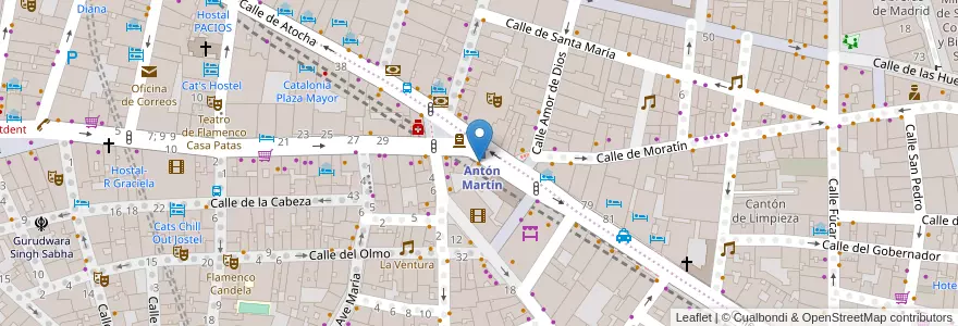 Mapa de ubicacion de Museo del Jamón en Sepanyol, Comunidad De Madrid, Comunidad De Madrid, Área Metropolitana De Madrid Y Corredor Del Henares, Madrid.