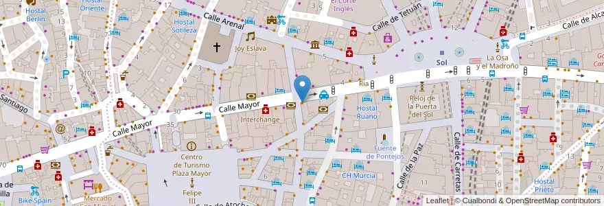 Mapa de ubicacion de Museo del Jamón en إسبانيا, منطقة مدريد, منطقة مدريد, Área Metropolitana De Madrid Y Corredor Del Henares, مدريد.
