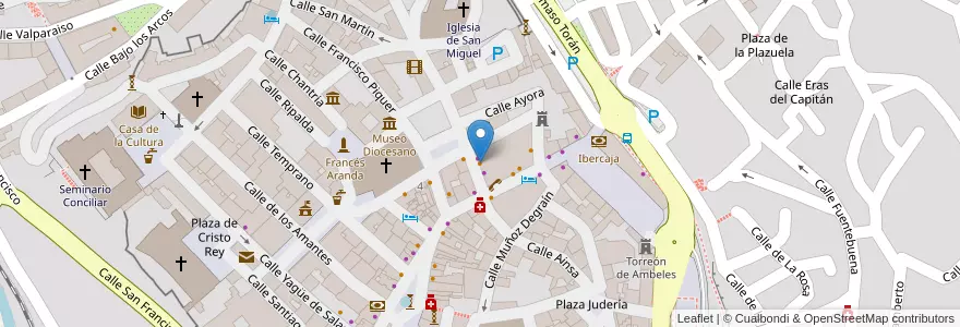 Mapa de ubicacion de Museum en España, Aragón, Teruel, Comunidad De Teruel, Teruel.
