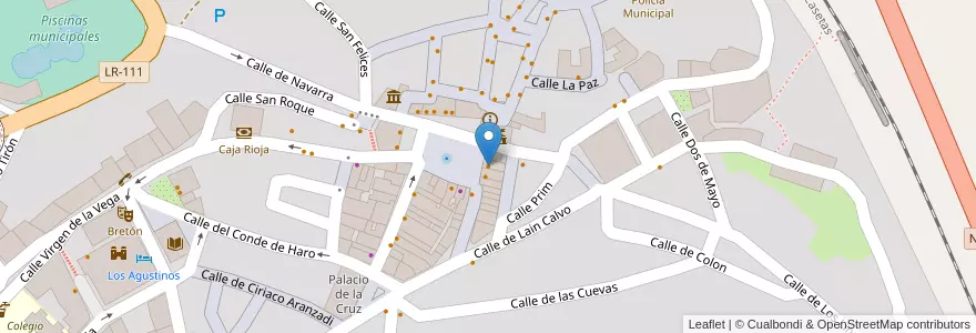 Mapa de ubicacion de Music Café en إسبانيا, لا ريوخا, لا ريوخا, Haro.