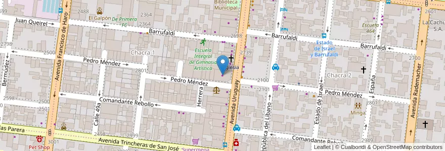 Mapa de ubicacion de Musimundo en Аргентина, Misiones, Departamento Capital, Municipio De Posadas, Posadas.