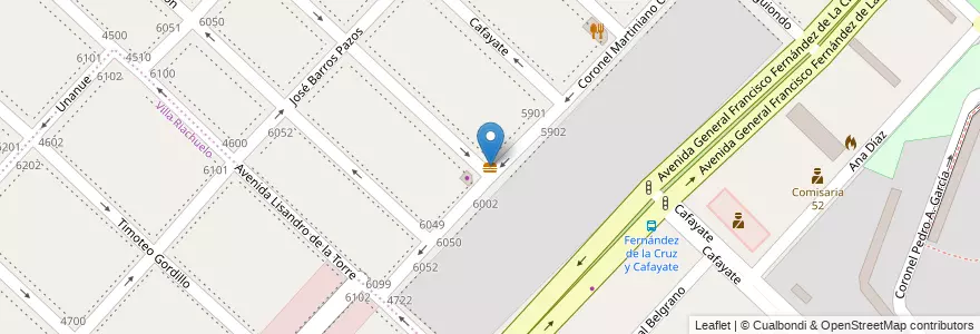 Mapa de ubicacion de Mustafa Grill & Souffle, Villa Lugano en Argentinië, Ciudad Autónoma De Buenos Aires, Buenos Aires, Comuna 8.