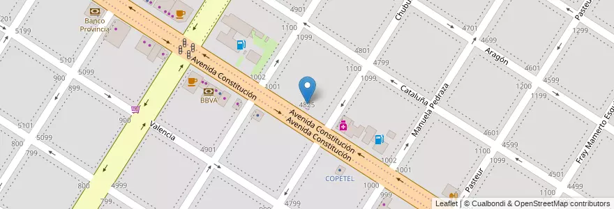 Mapa de ubicacion de MUTUAL CONSENSO en Argentinië, Buenos Aires, Partido De General Pueyrredón, Mar Del Plata.