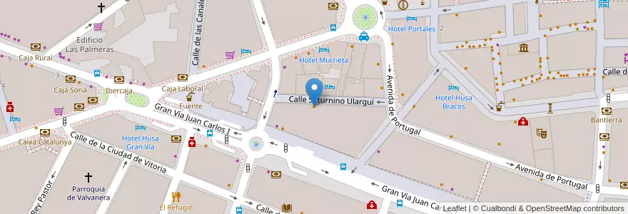 Mapa de ubicacion de Muuu Gastroburger en Испания, Риоха, Риоха, Логронья.