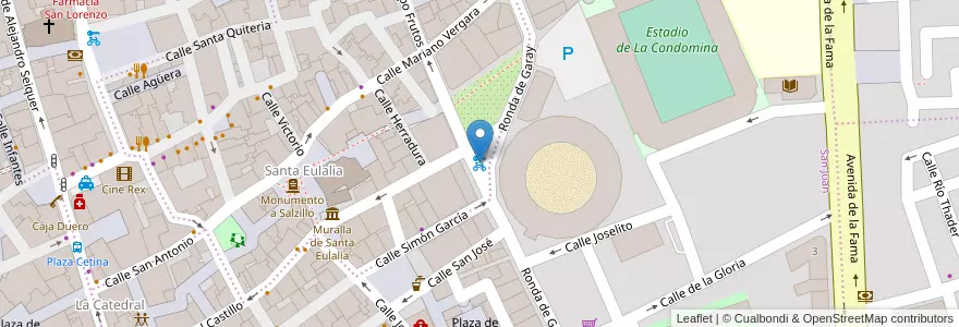 Mapa de ubicacion de MUyBICI: Ronda de Garay en Espanha, Região De Múrcia, Região De Múrcia, Área Metropolitana De Murcia, Murcia.