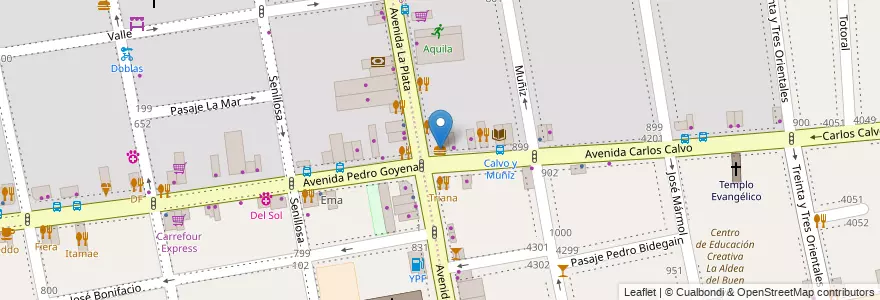Mapa de ubicacion de Muzarella, Boedo en Аргентина, Буэнос-Айрес, Comuna 5, Буэнос-Айрес.