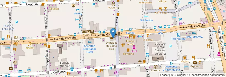 Mapa de ubicacion de My House, San Nicolas en Argentina, Ciudad Autónoma De Buenos Aires, Comuna 1, Buenos Aires.