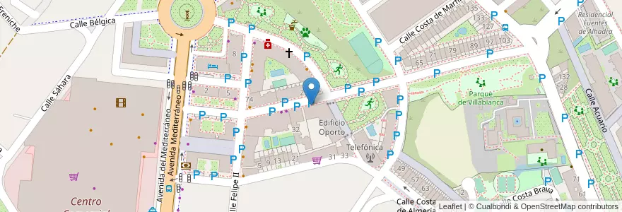 Mapa de ubicacion de My Little Castle en スペイン, アンダルシア州, アルメリア, アルメリア.