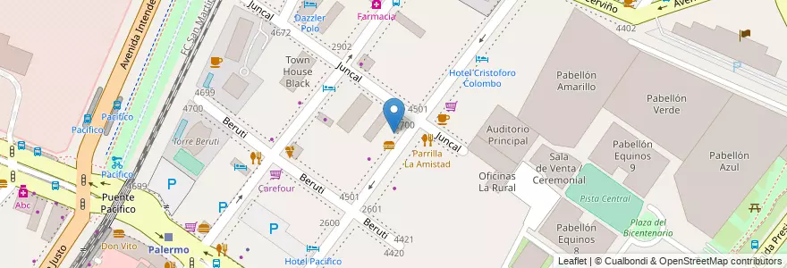 Mapa de ubicacion de My Place, Palermo en Argentinien, Ciudad Autónoma De Buenos Aires, Buenos Aires, Comuna 14.