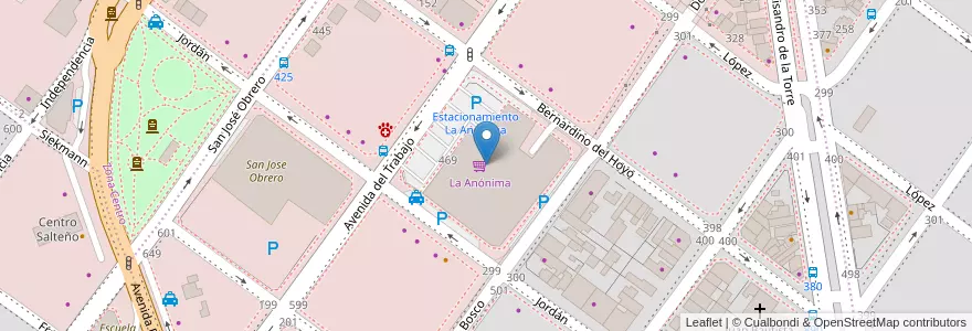 Mapa de ubicacion de Mz. 16 en 阿根廷, 圣克鲁斯省, 智利, Mercado De La Ciudad, Deseado, Caleta Olivia.