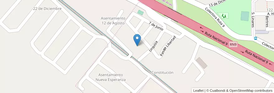 Mapa de ubicacion de MZANA 1049 en الأرجنتين, Jujuy, Departamento Doctor Manuel Belgrano, Municipio De San Salvador De Jujuy.