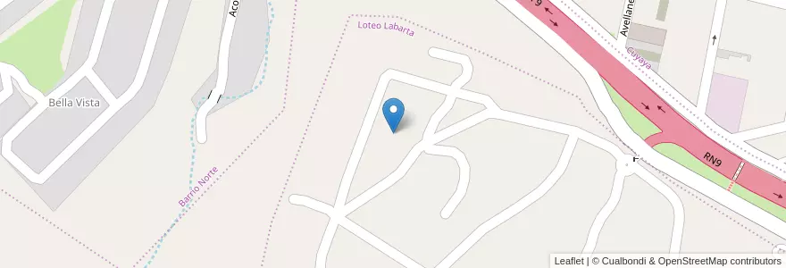 Mapa de ubicacion de MZNA 213 en アルゼンチン, フフイ州, Departamento Doctor Manuel Belgrano, Municipio De San Salvador De Jujuy.