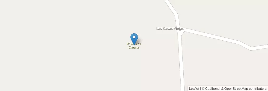 Mapa de ubicacion de n°946 Las Chacras en الأرجنتين, Santiago Del Estero, Departamento Ojo De Agua.