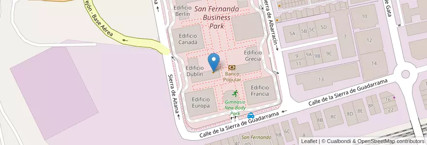 Mapa de ubicacion de Naciones en スペイン, マドリード州, Comunidad De Madrid, Área Metropolitana De Madrid Y Corredor Del Henares, San Fernando De Henares.