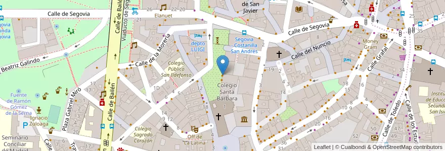 Mapa de ubicacion de Naïa en スペイン, マドリード州, Comunidad De Madrid, Área Metropolitana De Madrid Y Corredor Del Henares, Madrid.