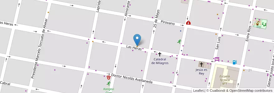 Mapa de ubicacion de Naki en Arjantin, Entre Ríos, Departamento Concordia, Distrito Suburbios, Concordia, Concordia.