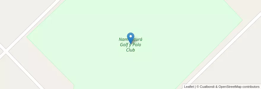 Mapa de ubicacion de Namuncurá Golf y Polo Club en Arjantin, Buenos Aires, Partido De Rivadavia.