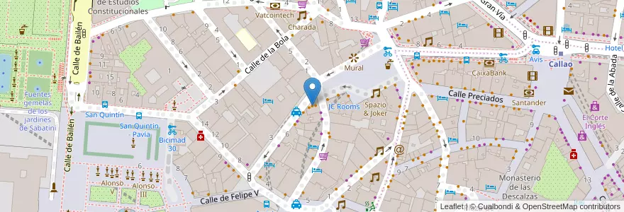 Mapa de ubicacion de Nanobar buenas cañas! en Spain, Community Of Madrid, Community Of Madrid, Área Metropolitana De Madrid Y Corredor Del Henares, Madrid.