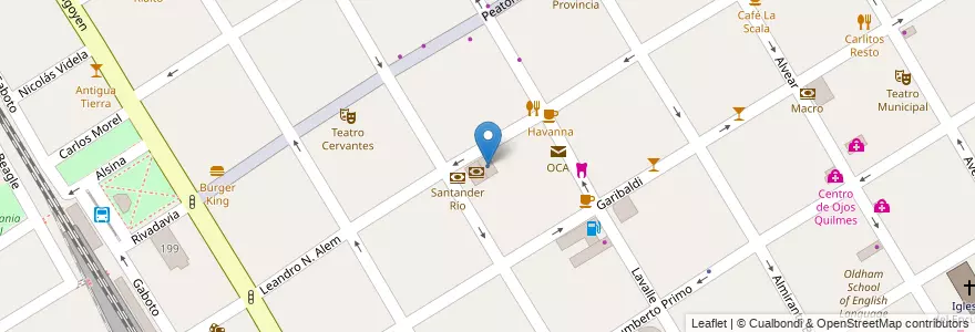 Mapa de ubicacion de Naranja en 阿根廷, 布宜诺斯艾利斯省, Partido De Quilmes, Quilmes.