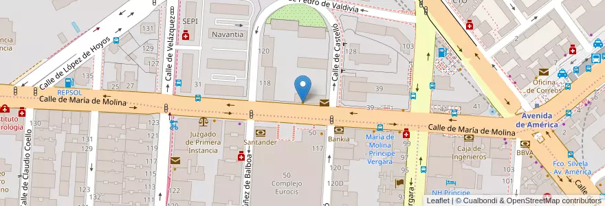Mapa de ubicacion de Nassau Madrid en Sepanyol, Comunidad De Madrid, Comunidad De Madrid, Área Metropolitana De Madrid Y Corredor Del Henares, Madrid.