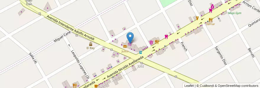 Mapa de ubicacion de Natalia en Arjantin, Buenos Aires, Partido De San Fernando, Victoria.