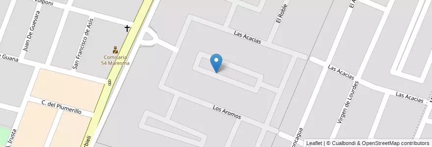 Mapa de ubicacion de NATANYA en Arjantin, Şili, Mendoza, Departamento Maipú, Distrito Luzuriaga, Maipú.
