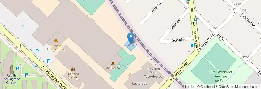 Mapa de ubicacion de Natatorio en Arjantin, Buenos Aires, Partido De La Matanza, San Justo.