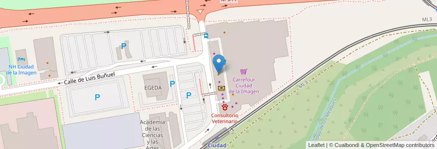 Mapa de ubicacion de Natural Sushi Bar en Spagna, Comunidad De Madrid, Comunidad De Madrid, Área Metropolitana De Madrid Y Corredor Del Henares, Pozuelo De Alarcón.