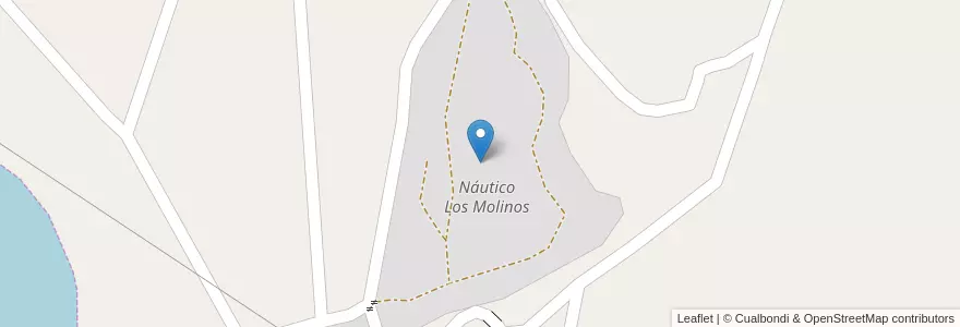 Mapa de ubicacion de Náutico Los Molinos en Argentina, Córdoba, Departamento Santa María, Municipio De Villa Ciudad De América, Pedanía Potrero De Garay.