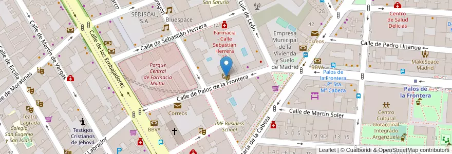 Mapa de ubicacion de Nave73 en Испания, Мадрид, Мадрид, Área Metropolitana De Madrid Y Corredor Del Henares, Мадрид.