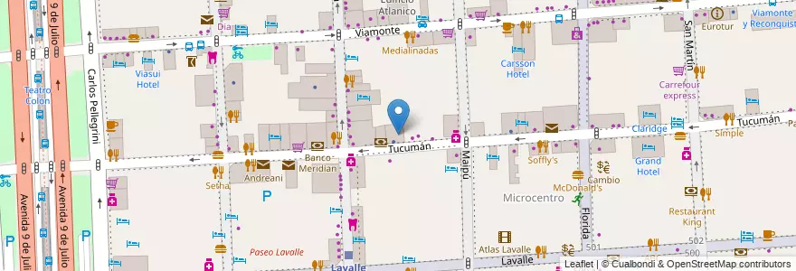 Mapa de ubicacion de Negro Mío, San Nicolas en Argentina, Autonomous City Of Buenos Aires, Comuna 1, Autonomous City Of Buenos Aires.