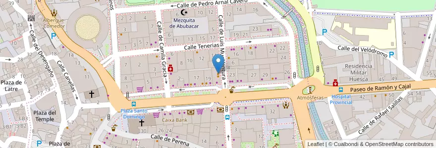 Mapa de ubicacion de Neli en إسبانيا, أرغون, وشقة, Hoya De Huesca / Plana De Uesca, وشقة.