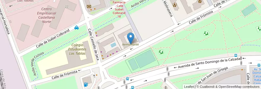Mapa de ubicacion de Nemomarlin en Spanien, Autonome Gemeinschaft Madrid, Autonome Gemeinschaft Madrid, Área Metropolitana De Madrid Y Corredor Del Henares, Madrid.