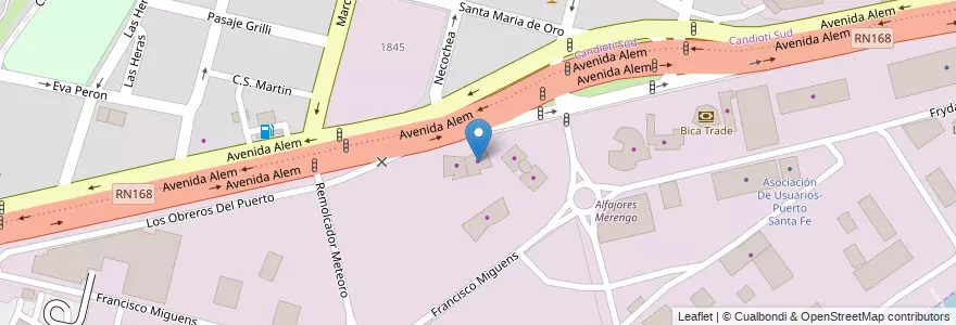 Mapa de ubicacion de Neostar en Arjantin, Santa Fe, Departamento La Capital, Santa Fe Capital, Santa Fe.