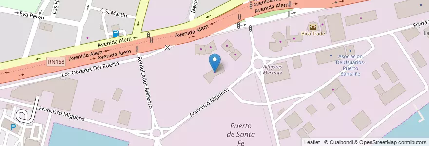 Mapa de ubicacion de Neostar en アルゼンチン, サンタフェ州, Departamento La Capital, Santa Fe Capital, Santa Fe.