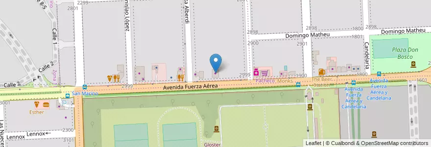 Mapa de ubicacion de Neostar en Arjantin, Santa Fe, Departamento Rosario, Municipio De Funes, Funes.