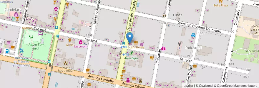 Mapa de ubicacion de Neovisión en Arjantin, Santa Fe, Departamento Rosario, Municipio De Funes, Funes.