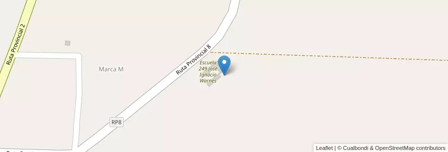 Mapa de ubicacion de NEP Y FP Nº42 - EPEP Nº249 en Arjantin, Formosa, Departamento Pilcomayo.